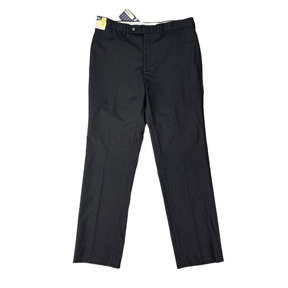 Ralph Lauren Pants Mens 30x30 Navy Slim Fit Flat Front Comfort Flex Straight Leg